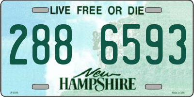 NH license plate 2886593
