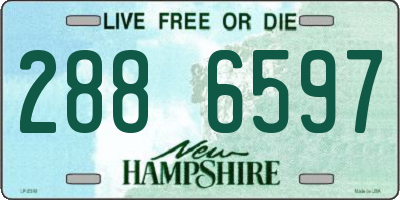 NH license plate 2886597