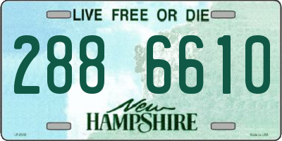 NH license plate 2886610