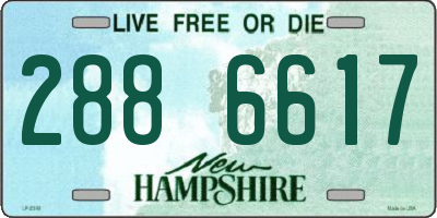 NH license plate 2886617