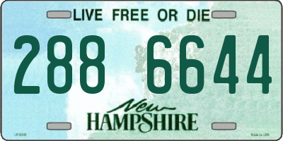 NH license plate 2886644