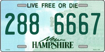 NH license plate 2886667