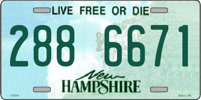 NH license plate 2886671