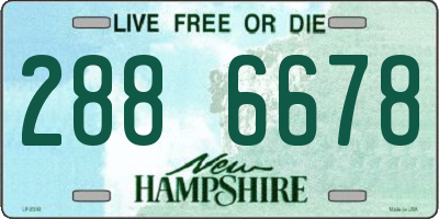 NH license plate 2886678