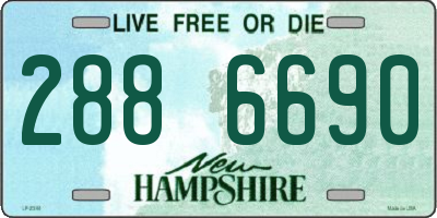 NH license plate 2886690