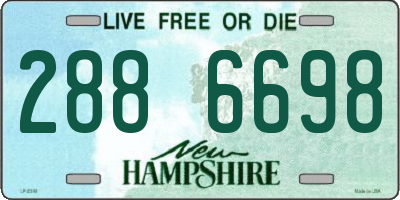 NH license plate 2886698