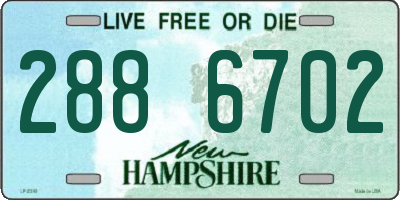 NH license plate 2886702