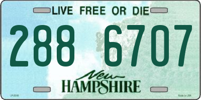 NH license plate 2886707