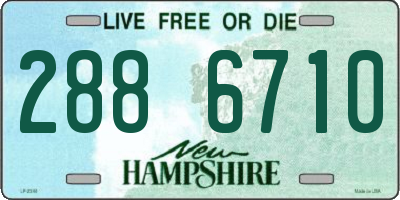 NH license plate 2886710