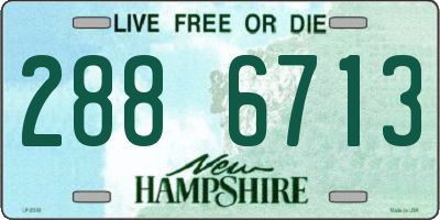 NH license plate 2886713