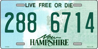 NH license plate 2886714