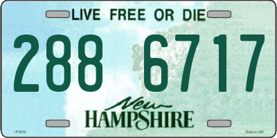 NH license plate 2886717