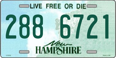 NH license plate 2886721