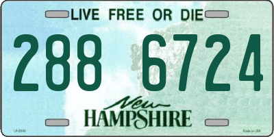 NH license plate 2886724