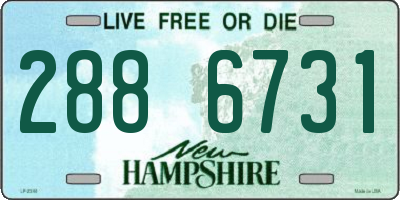 NH license plate 2886731