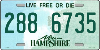 NH license plate 2886735