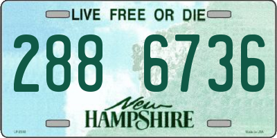 NH license plate 2886736