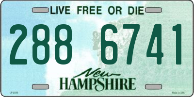 NH license plate 2886741