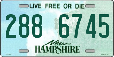 NH license plate 2886745