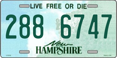 NH license plate 2886747