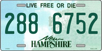 NH license plate 2886752