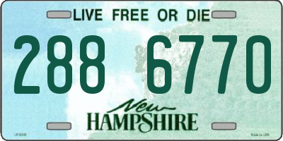 NH license plate 2886770