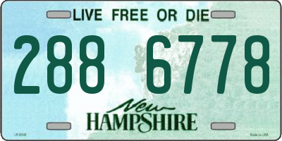 NH license plate 2886778