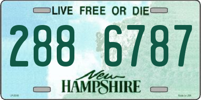 NH license plate 2886787