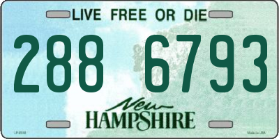 NH license plate 2886793