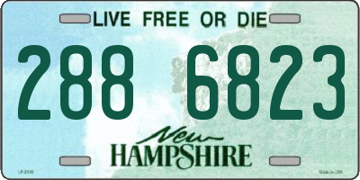 NH license plate 2886823