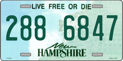 NH license plate 2886847