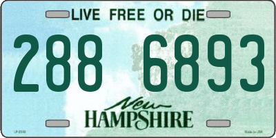 NH license plate 2886893