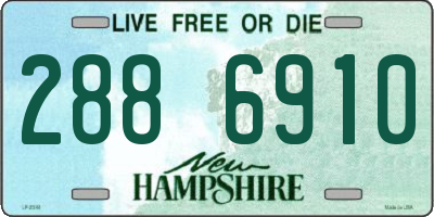 NH license plate 2886910
