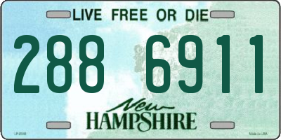 NH license plate 2886911
