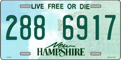 NH license plate 2886917