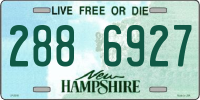 NH license plate 2886927
