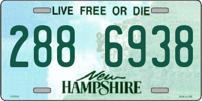 NH license plate 2886938