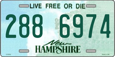 NH license plate 2886974