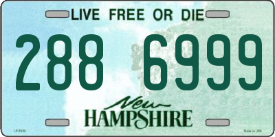 NH license plate 2886999