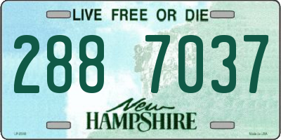 NH license plate 2887037