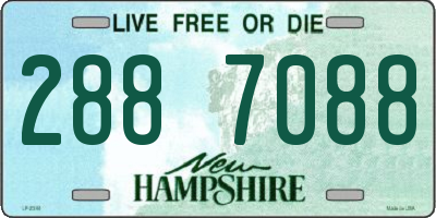 NH license plate 2887088