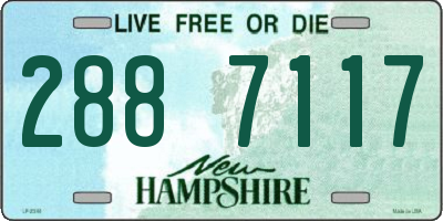 NH license plate 2887117