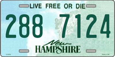 NH license plate 2887124