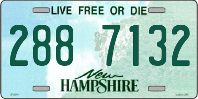 NH license plate 2887132