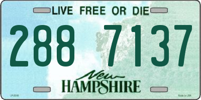 NH license plate 2887137