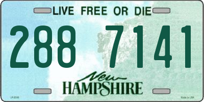 NH license plate 2887141
