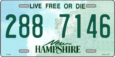 NH license plate 2887146