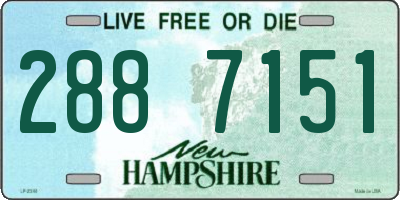 NH license plate 2887151