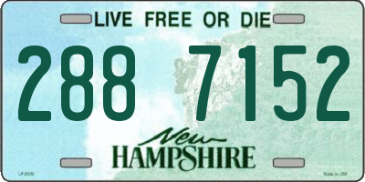NH license plate 2887152