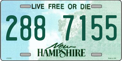 NH license plate 2887155